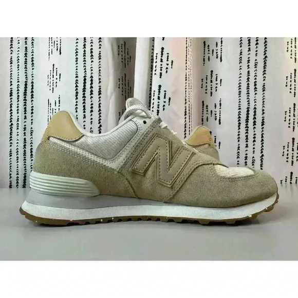 New Balance 574 Incense / Angora ML574AA2 Men’s Size 7.5 MFG 2021 Suede ENCAP - Picture 2 of 15